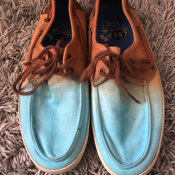 Vans Other - 🍄{Sale} 2/$20 Vans blue and brown ombré shoes